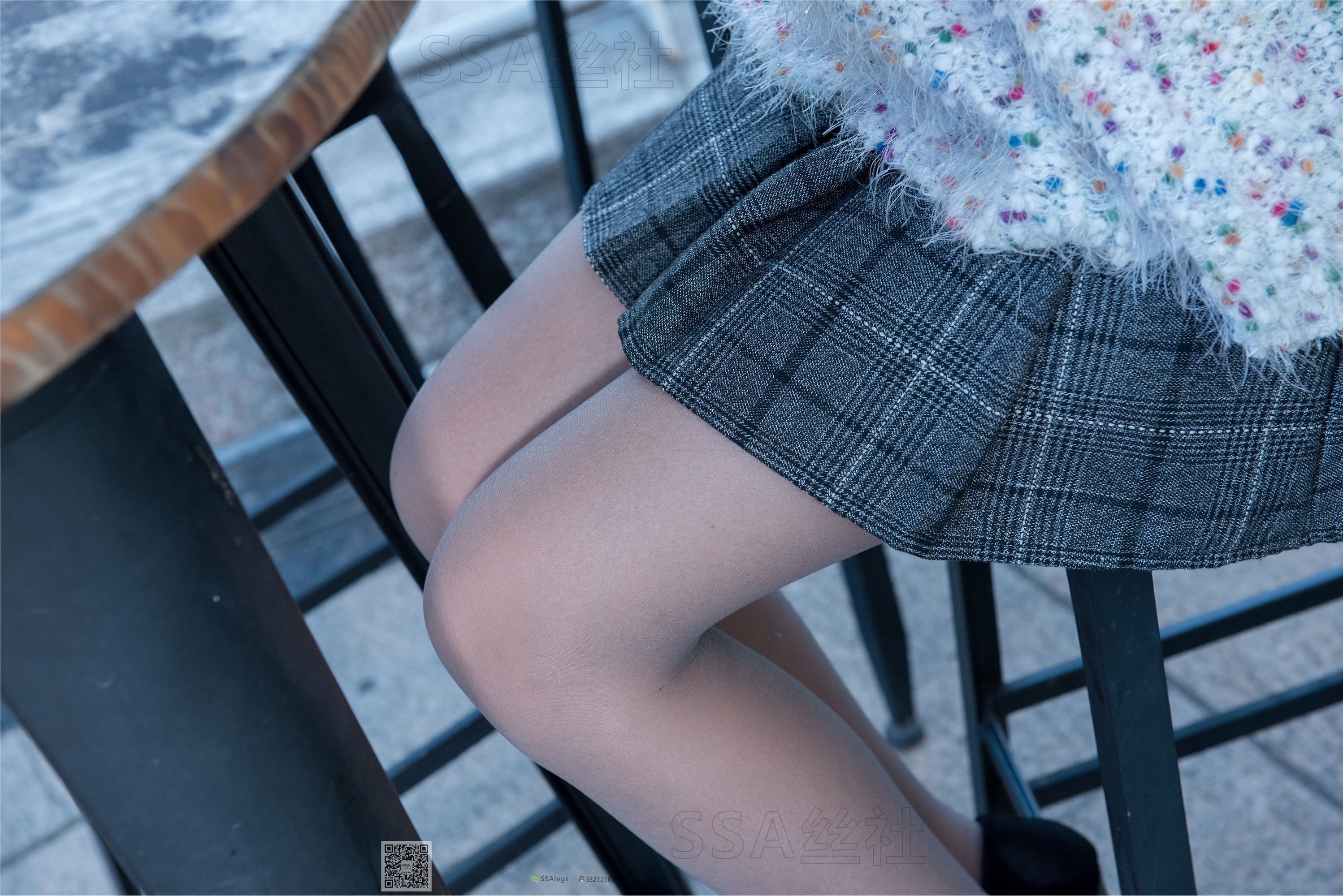 SSA丝社 超清写真 NO.062 西西 美丽冻人街拍